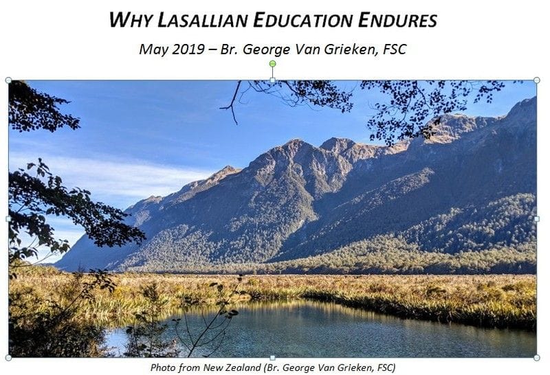Lasallian Reflection - "Why Lasallian Education Endures"
